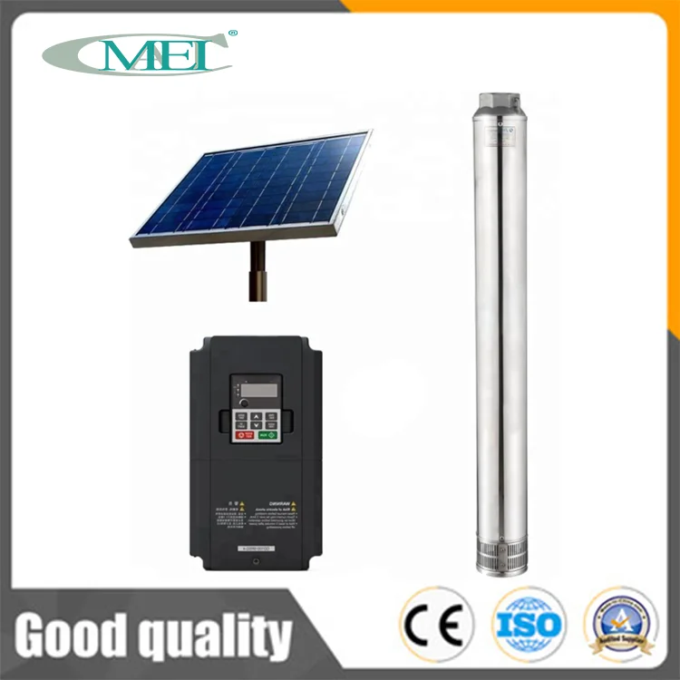 80 Meter Lift AC and DC Hybrid Solar Submersible Pump Borehole Pump Agricultural Irrigation Deep Well Pump Solar
