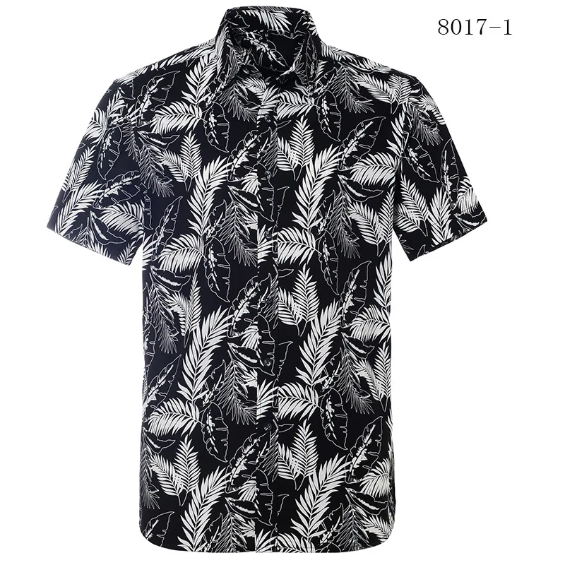 OEM Design Sublimation Print Summer Beach Short Sleeve Hawaiian Shirt Custom Digital Printing Men Shirts For Mens