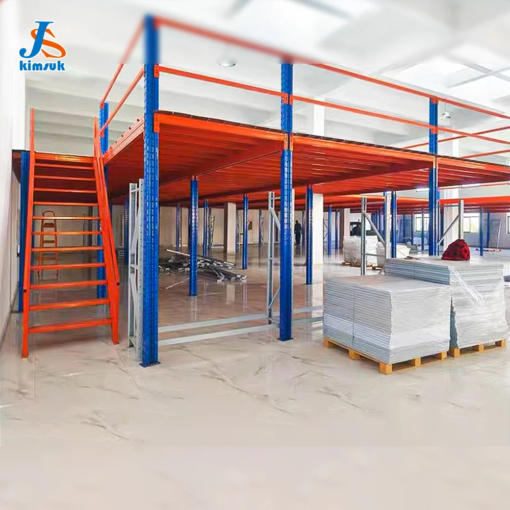 shelving rack mezzanine rack heavy-duty multi-function pot wall rack for warehouse