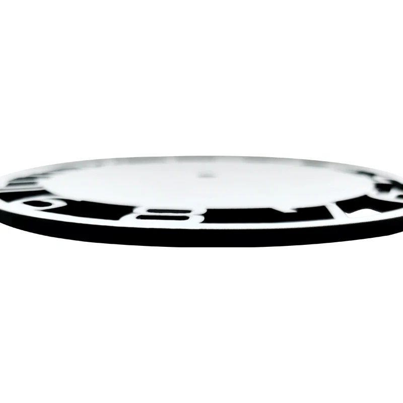 Custom Sublimation MDF Wall Clock Vintage Rustic Large Wooden Clocks Home Decoration Modern Fashion Hollow Design Blank Creative