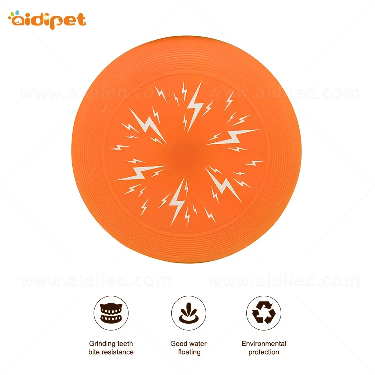 
Luminous Light up Led Flying Disc for Pet Dog Play Eco-friendly Silicone Flashing Dog Pet Disc Flying 