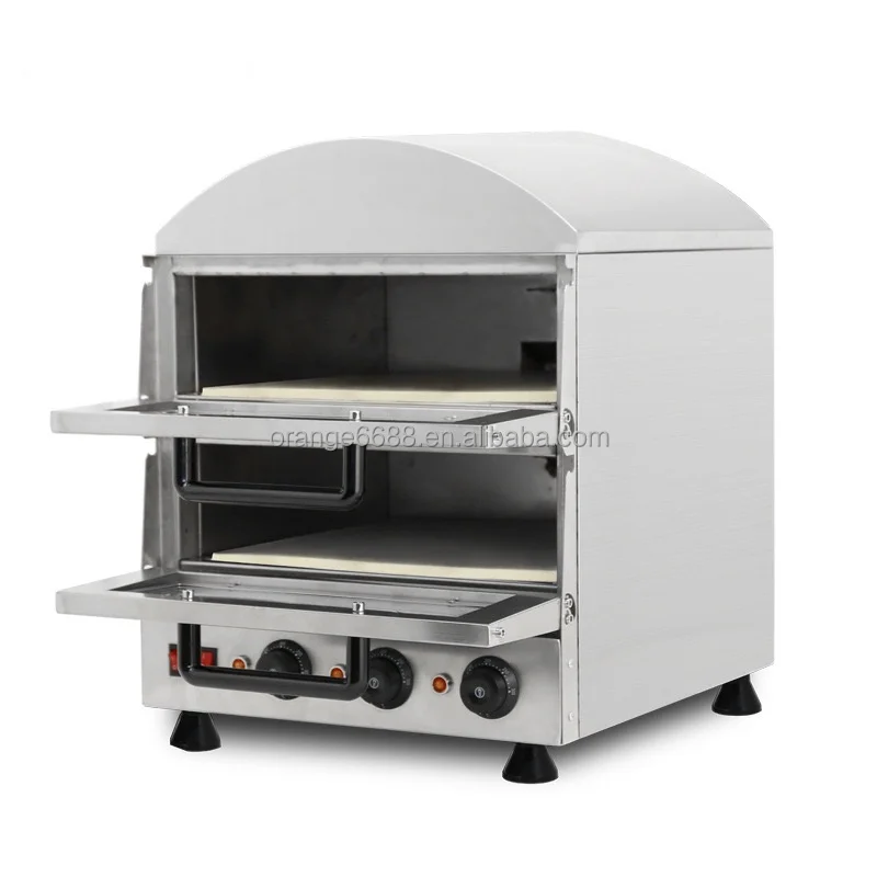220V Stainless Steel Electric Pizza Oven Cake Roasted Chicken Pizza Cooker Commercial Use Kitchen Baking Machine Food Processor