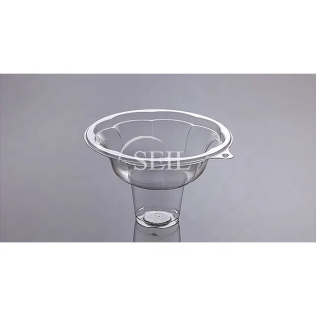 SL-B360 Plastic Ice Cream Cup / Shave Ice Flower Cup / Smog Effect Cup