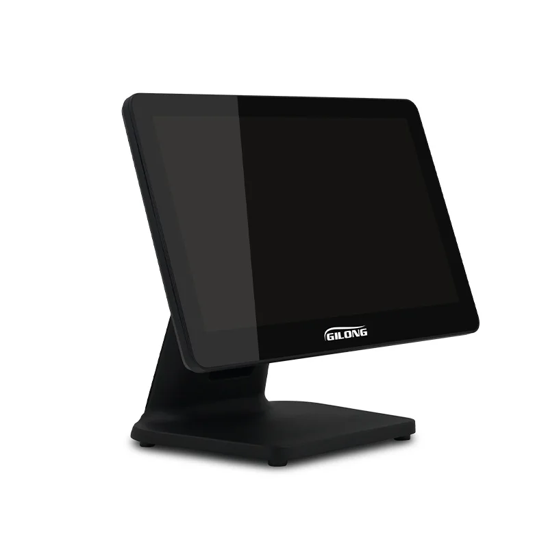 Gilong Desktop 15.6 inch Cheap MSR VFD Touchable Win 10 Retail POS System