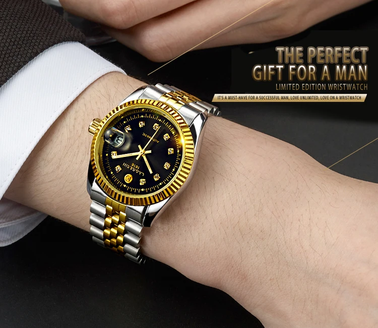 LAOGESHI Brand Automatic Watch Mens Automatic Mechanical wrist Watch Mens Watch Made In China