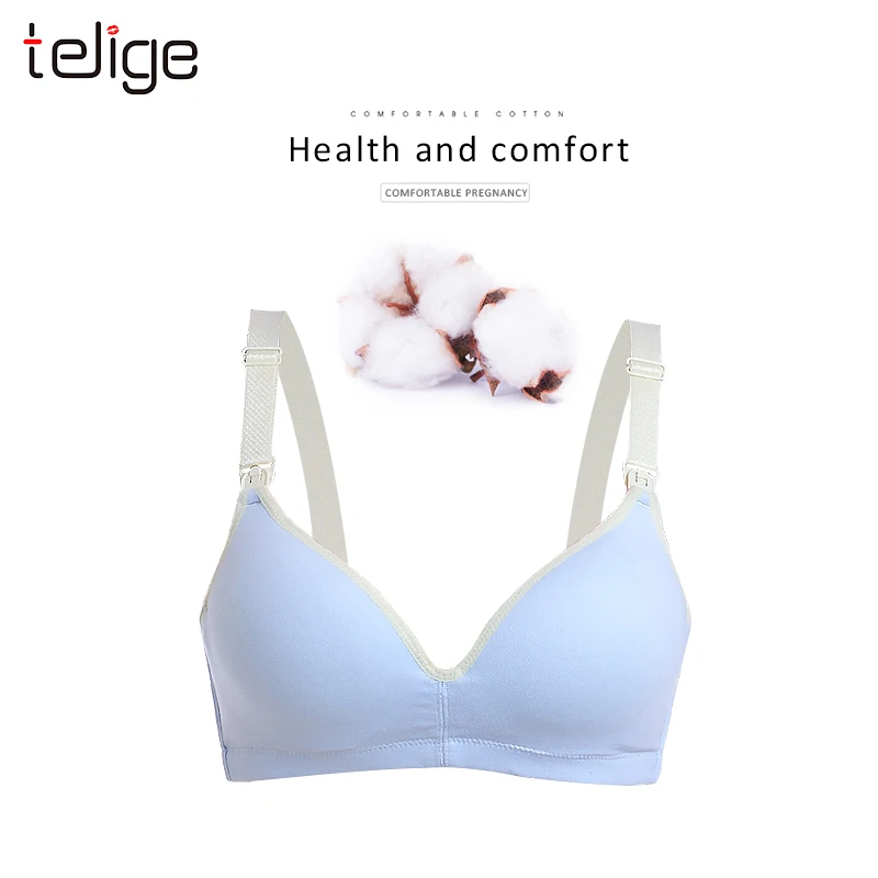 
Full cup lightly padded wirefree maternity nursing clothing Bra for pregnancy women 