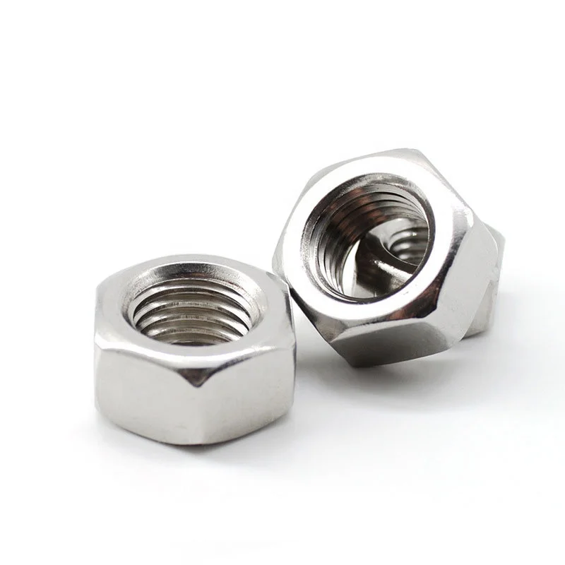Горячая Распродажа углеродистая сталь 304 нержавеющая Din934 6 мм M12 шестигранные гайки M3 M36 M64