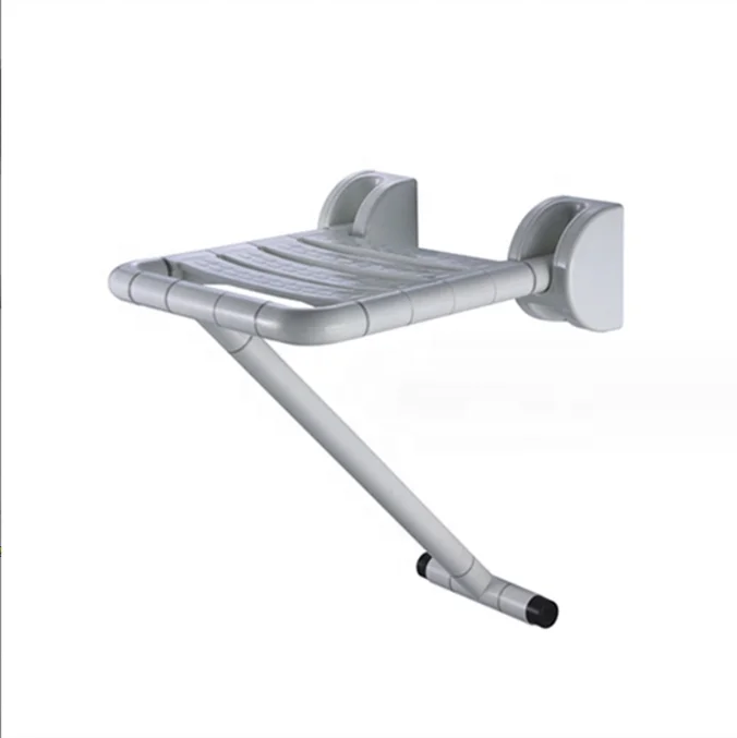 Bathroom Folding Stool  Wall Shower Seat  Anti Slip Disabled Toilet  Shower Wall Hanging Stool