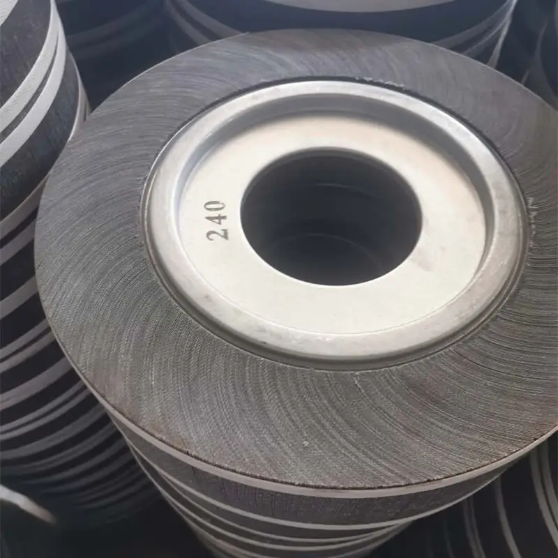 Abrasive Tools 100-350mm Sanding flap wheel Aluminium Oxide Emery Cloth Polishing Wheel for Stainless Steel