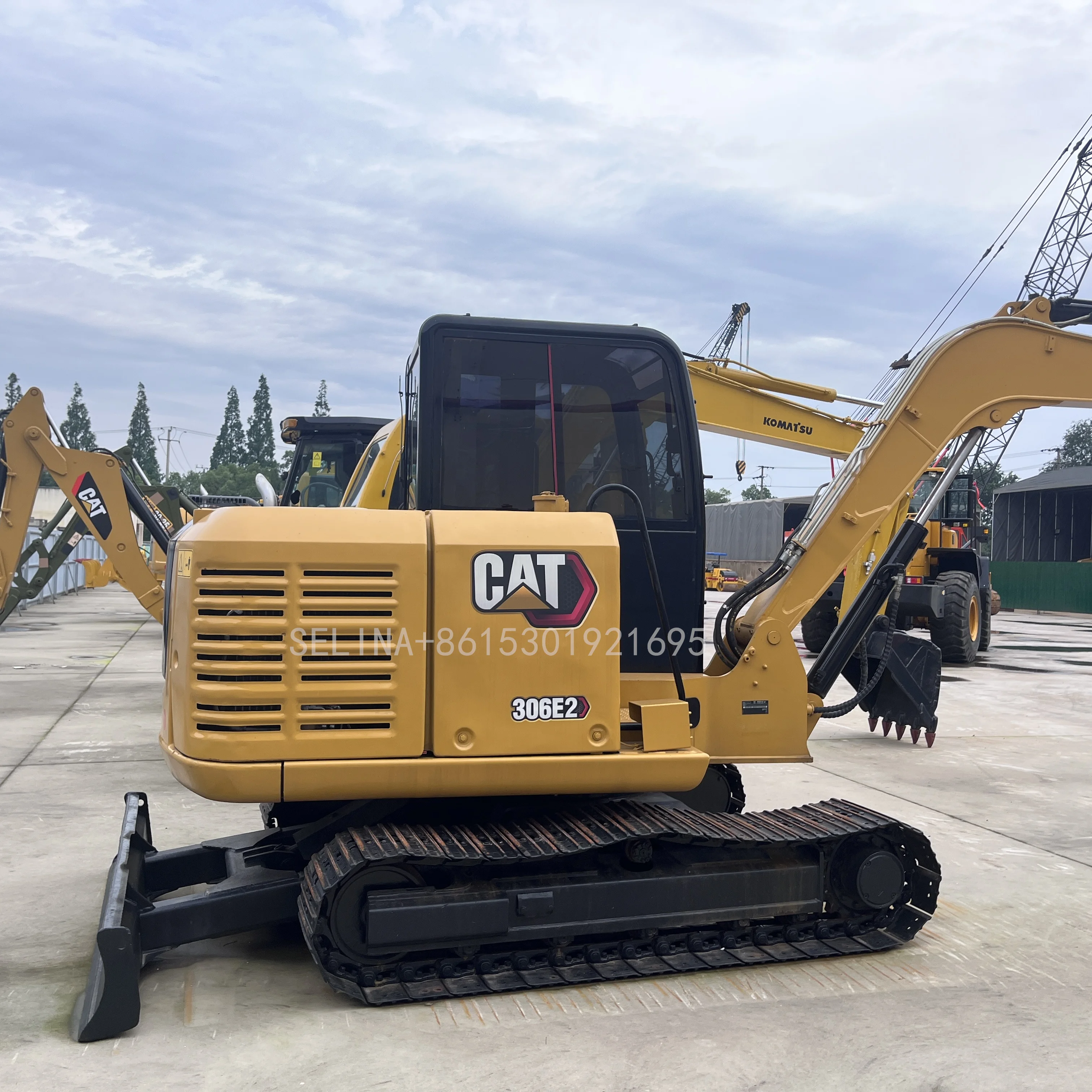 Экскаватор Caterpillar CAT 306 6 тонн экскаватор Cat 306E2 305 307 308 мини гусеничный для продажи