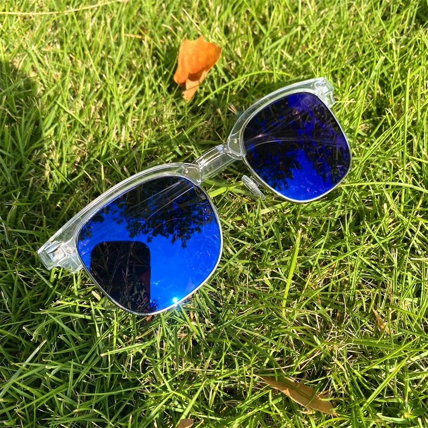 anti light computer circle retro eyebrow black gold silver lunett photogray antireflet 2025 men women photochromic sunglasses