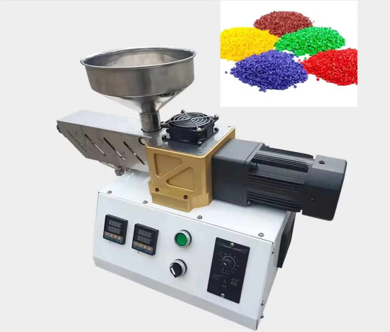 Desktop Polymer Material Single Screw Small Extruder SJ25 Injection Molding Machine Desktop Plastic Extruder Machine