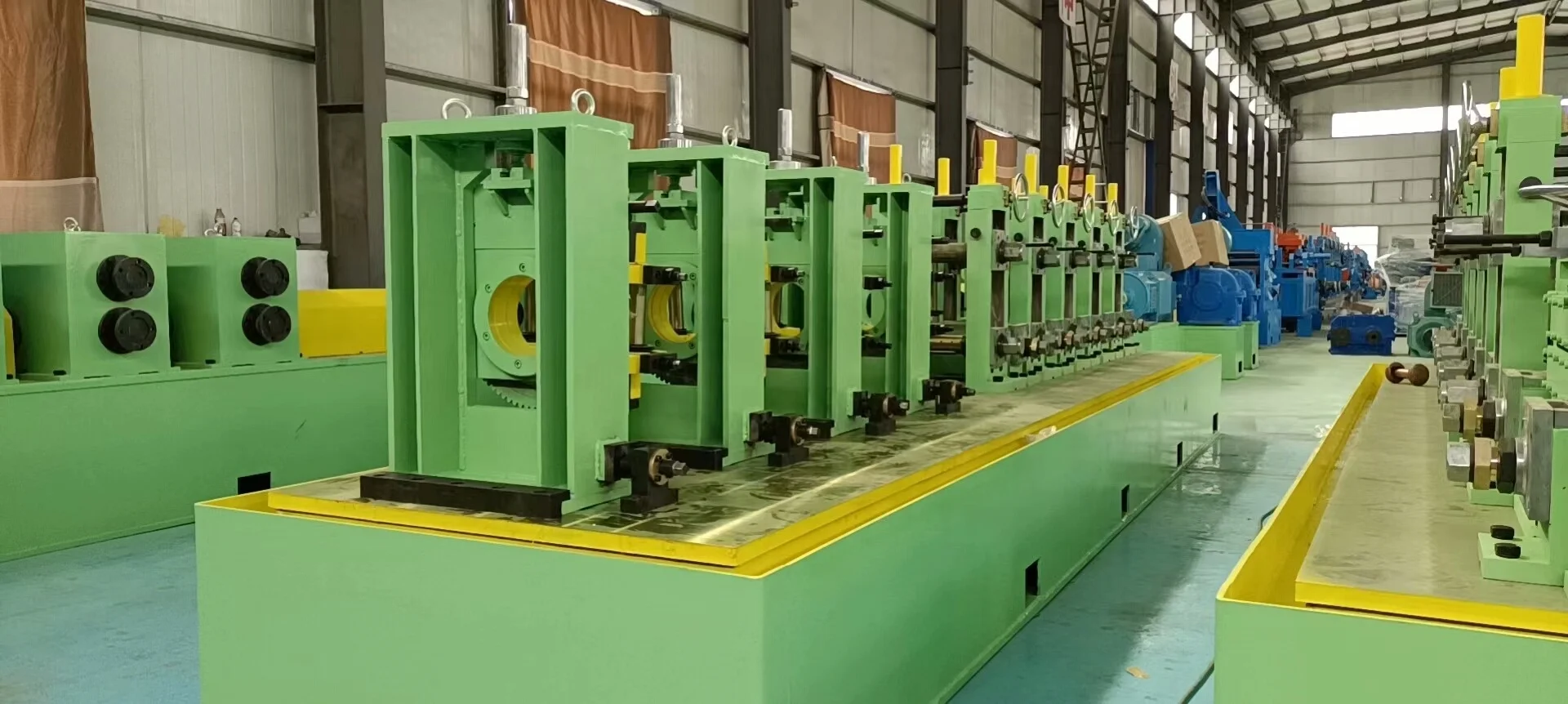 Pipe making machinery for Oil & Natural gas pipe with cold saw