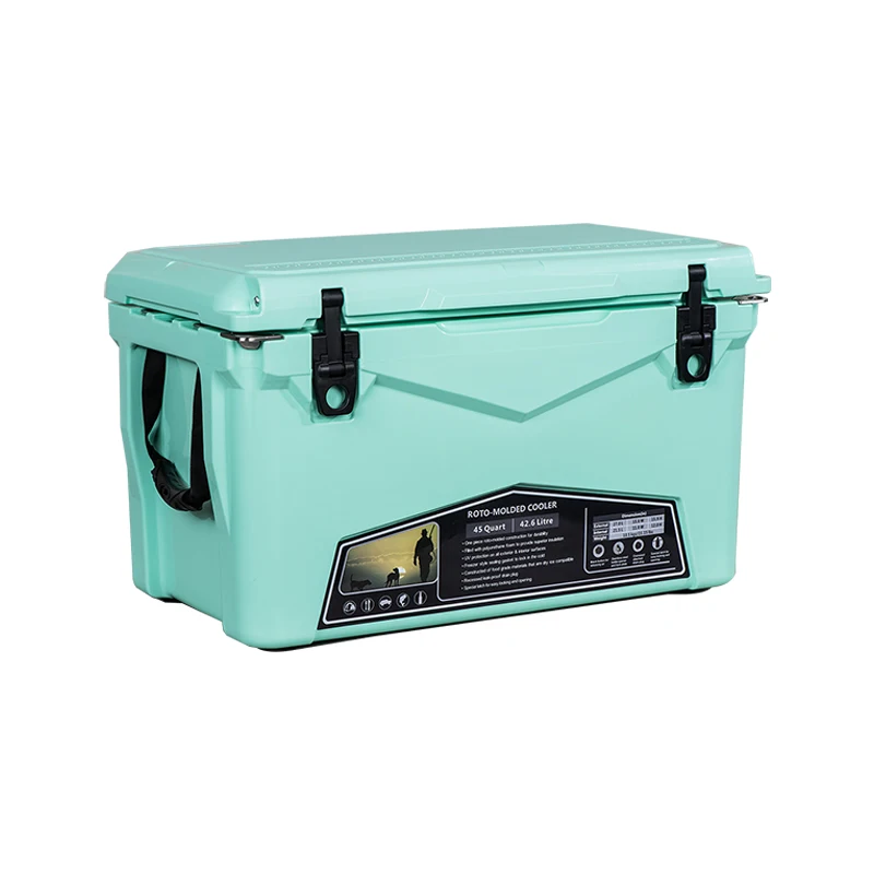 45QT dry ice cooler box hard style for camping rotomolded coolers and BBQ ice chest cooler box