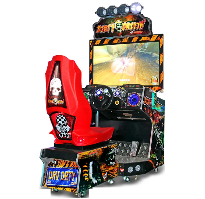 42 Inch Dirty Driving Simulator Racing Arcade Game Machine Simulator Arcade Racing Car Game Machine Car Simulator Driving