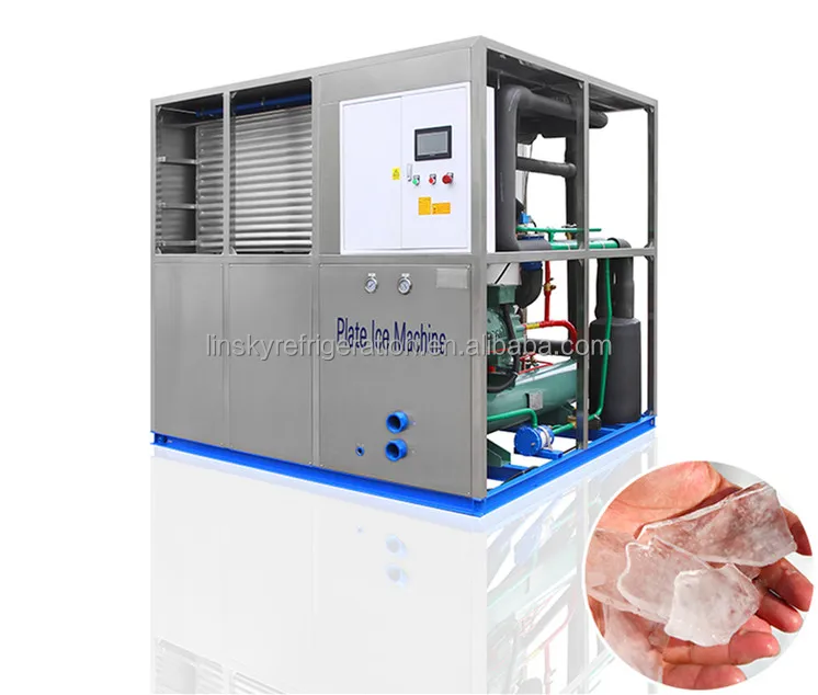 6ton/24hr Stainless steel plate water ice maker machine supplier