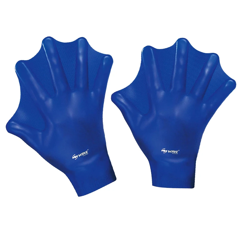 Wave hand flippers  High Quality Pool Training Use Silicone Swim Hand Fins Pink Paddling Gloves