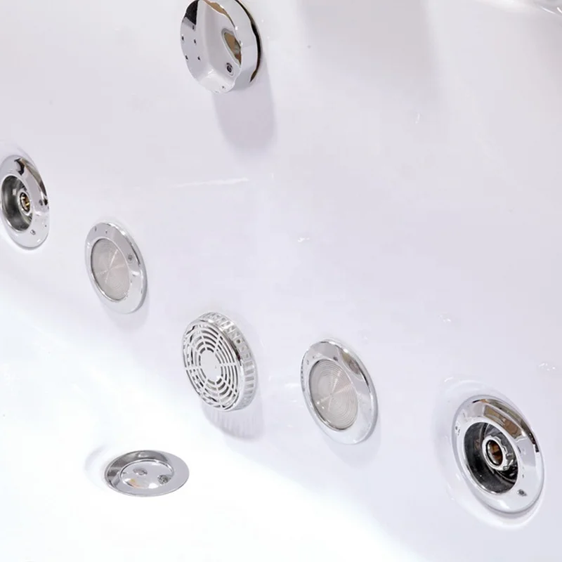 Rectangulaire Balneo Acrylic Luxury Indoor Massage Whirlpool Bathtub