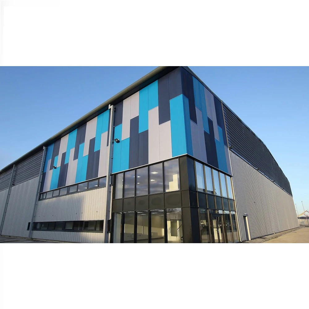 Quick Build Prefabricated Metal Building Steel Structure Workshop Steel Structure Modern Logistics Center Warehouse Detachable