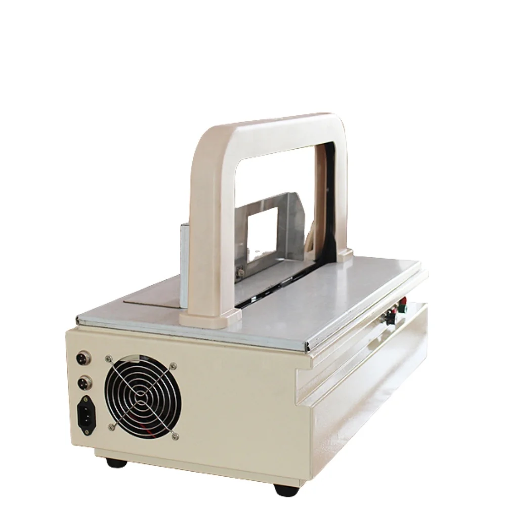 Selling Bank Binding Machinemoney Semi Automatic Book Note Bundle Shipule Currency Banknote PP Belt Strapping Machine For Carton