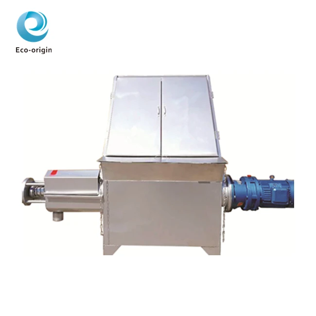 Hot sale product Slanting sieve type solid liquid separator, pasture livestock manure cow dung dewatering machine