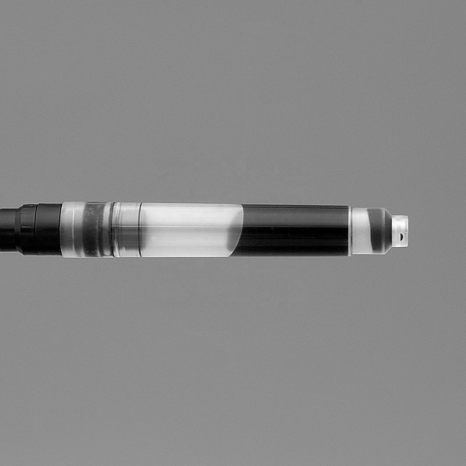 KACO EDGE Fountain Pen, Fine Nib with 2 Large Capacity Black Ink Cartridges in Gift Box with Converter Set Black Barrel