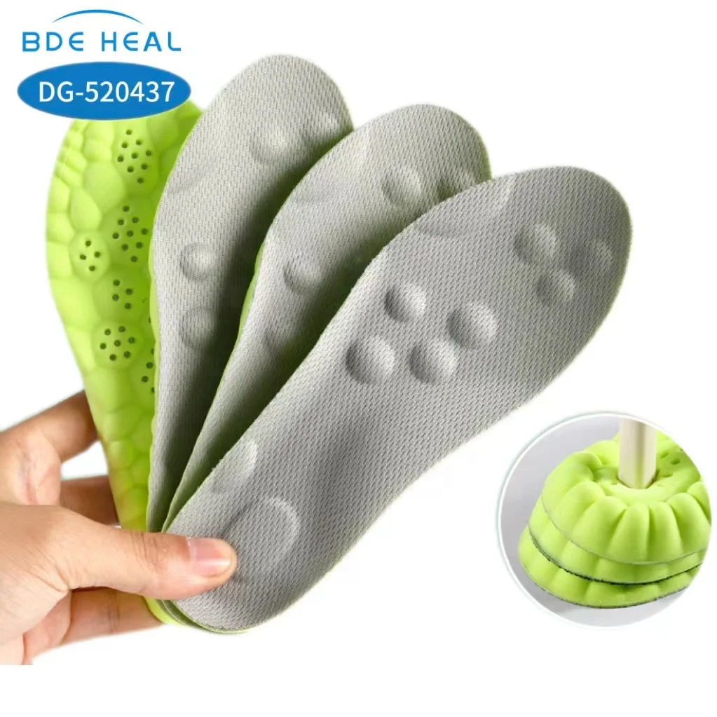 Comfort Children Soft Sports Insoles Cushioning Inserts Shock Absorption for Kids Foot Massage Arch Support by KidsSole