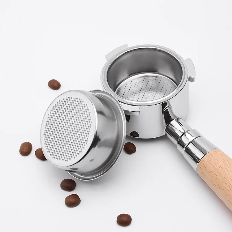 Espresso Coffee Filter Mesh 304 Stainless Steel Barista Tools 54MM Double Serving Basket for 54mm Portafilter