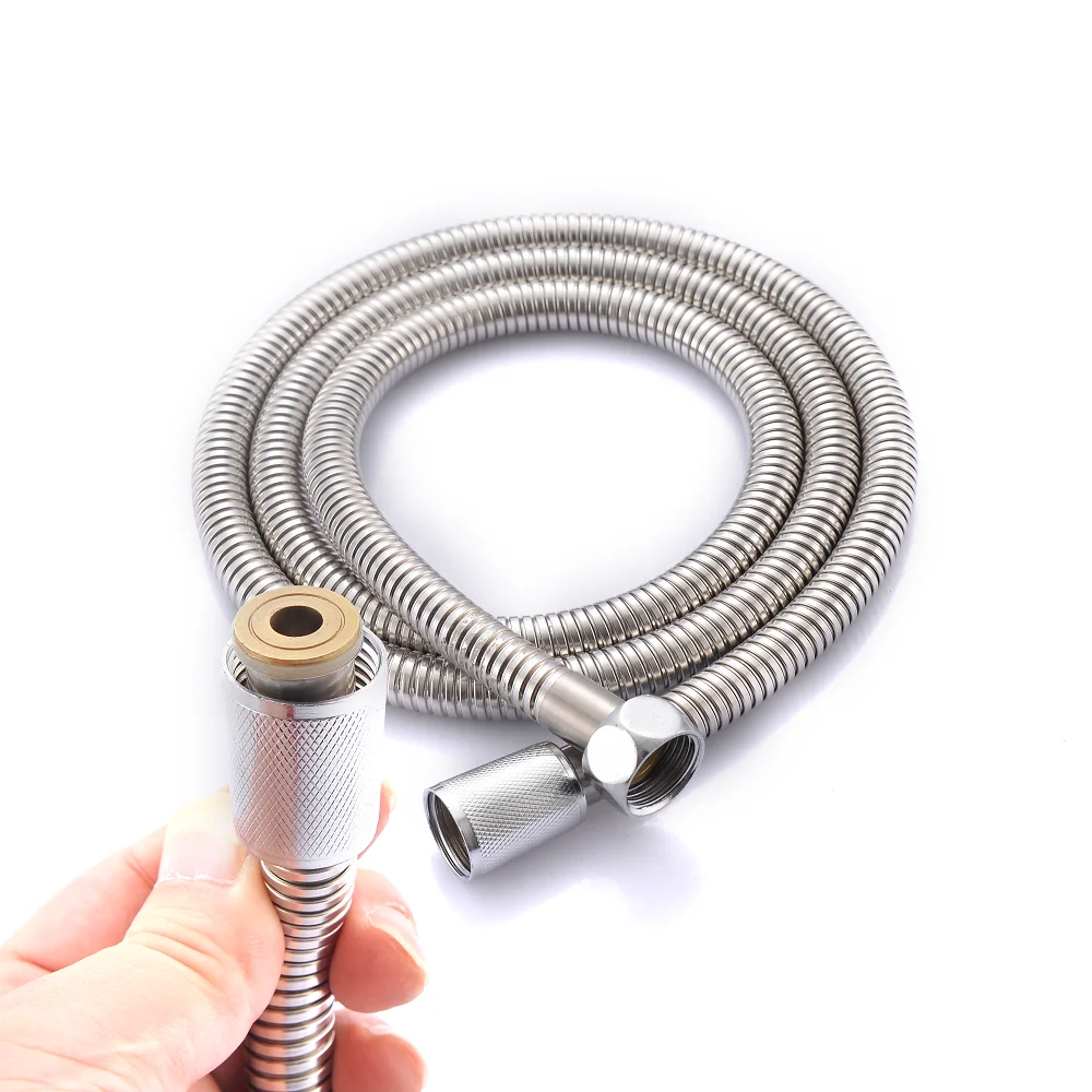 DLP Factory POLISH Small Teeth Customized Length 304 stainless steel Shower Hose for Bathroom
