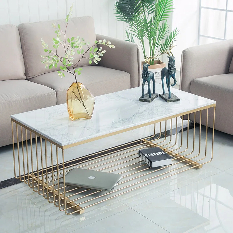 
new arrive wholesa modern simple square marble office coffee table living room furniture leisure chinese rock plate tea table 
