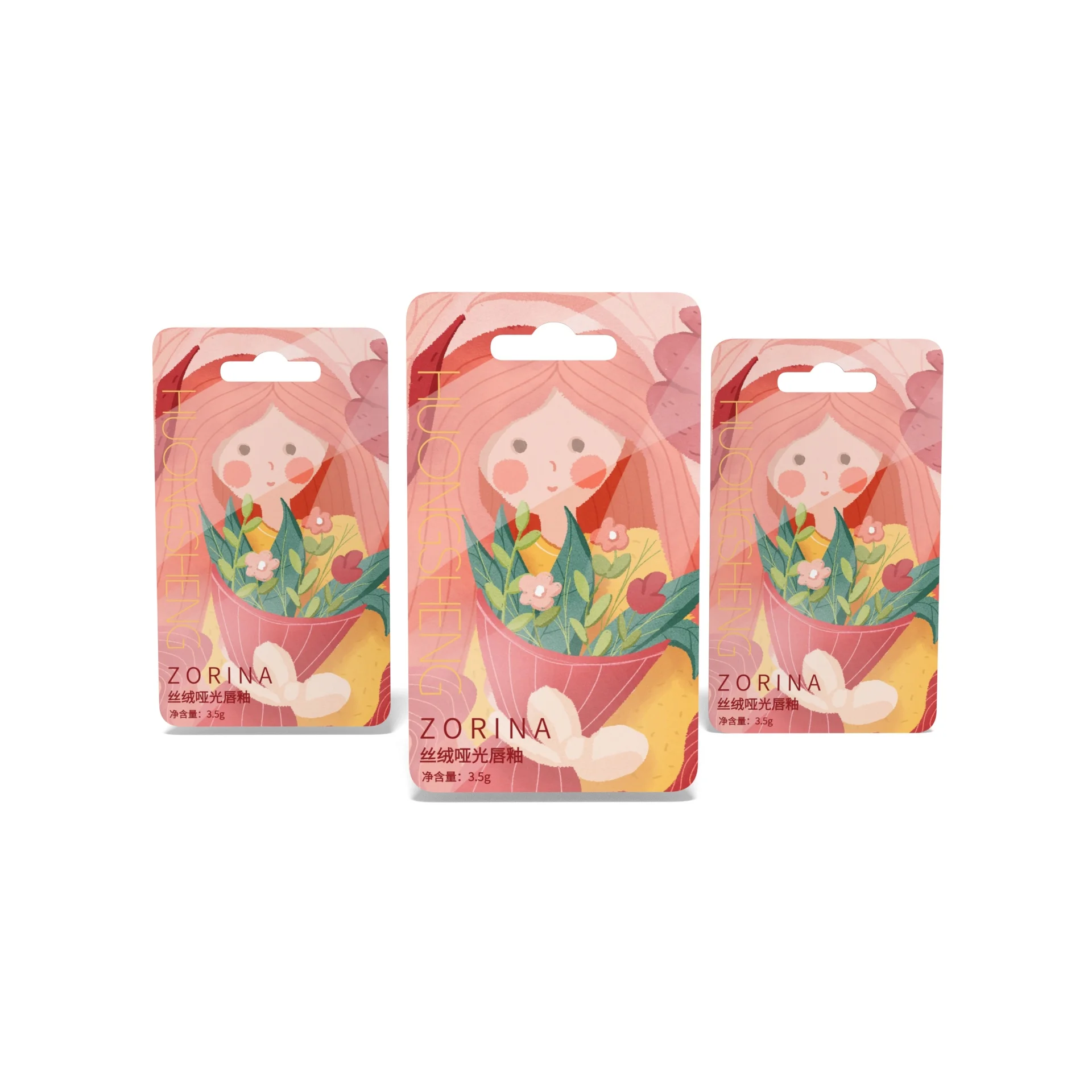 Профессиональная фабричная глянцевая ламинированная упаковочная бумага блистерная карточка для блеска для губ