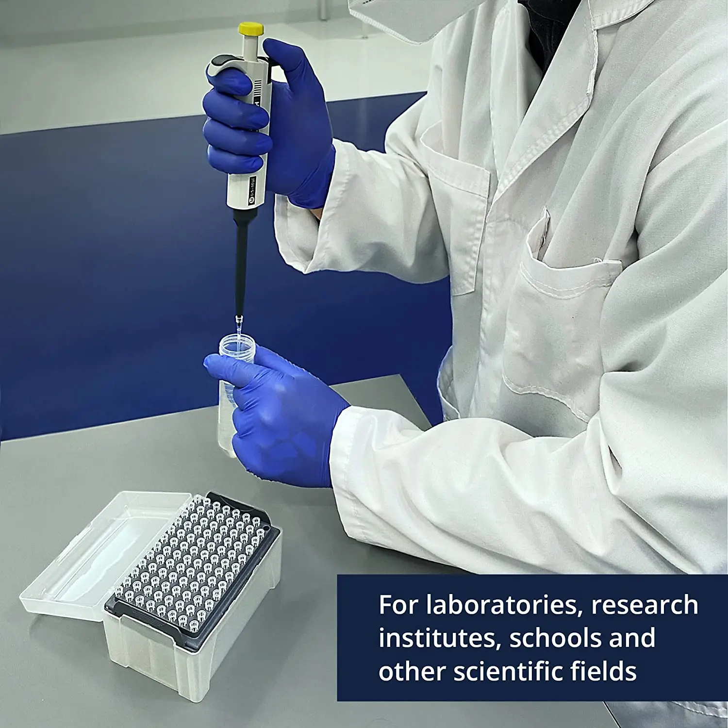 Универсальные наконечники для микропипетки 10 мкл/10 мкл/мкл