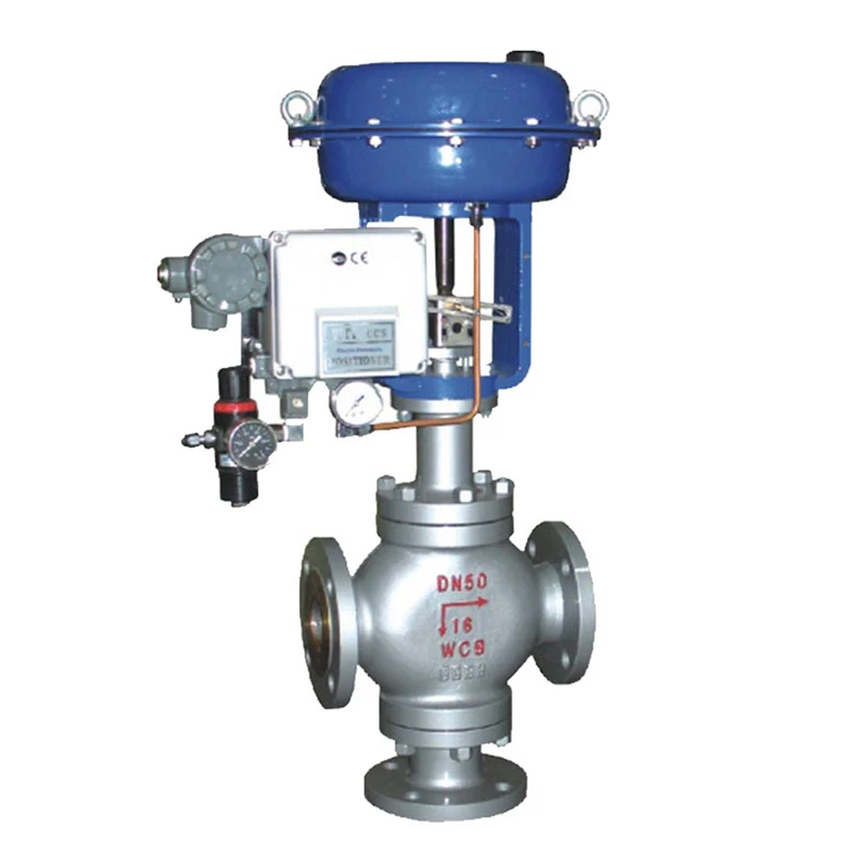 Cast Steel Flange Regulating 4-20ma Ytc-1000 Positioner Diaphragm Operated Modulating Valve Pneumatic Steam Control Valve