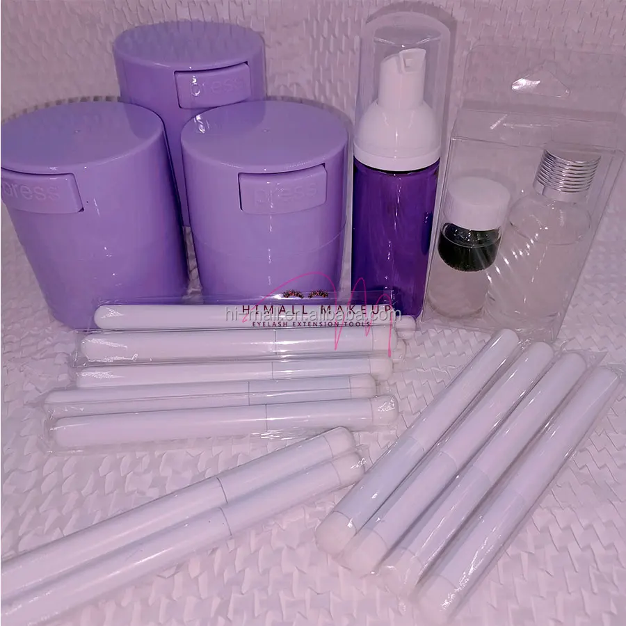 Custom Lash Shampoo Black Bottle Lash Wash Lash Foam Cleanser Eyelash Foam Cleanser