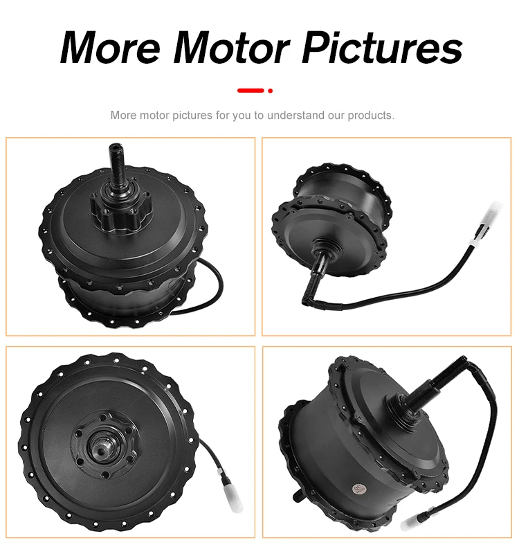 Powerful bafanc 48 v 350 1000 w 20inch 26inch fat hub brushless geared electric bicycle dc d motor