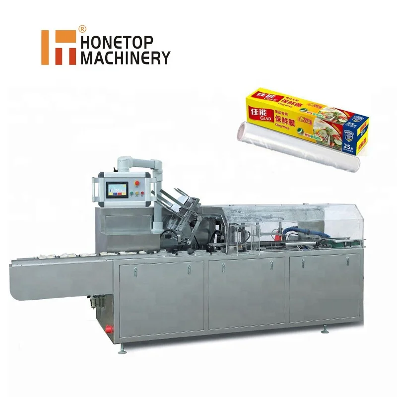 Full Automatic Facial Mask Wet Tissue Condom Paper Box Packing Carton Box Machine Automatic Cartoning Machine