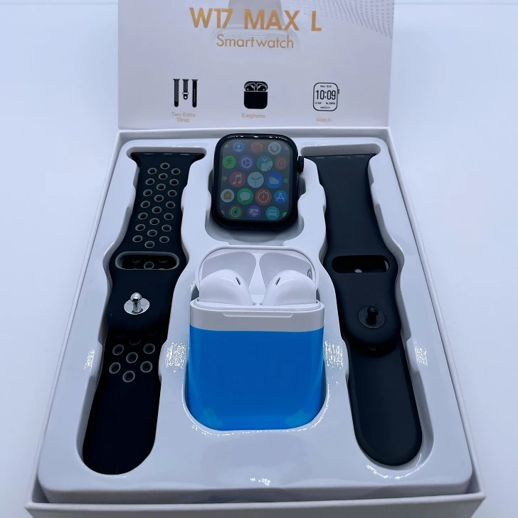 W17 Max L Series 8 Смарт-часы 2022 IWO 45 мм 1,99 дюйма BT Call PK W27 W37 W17 Pro Max Смарт-часы с наушниками-вкладышами