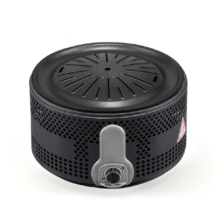 Smokeless Charcoal Grill Round Household Outdoor Barbecue Windproof Carbon Grill BBQ