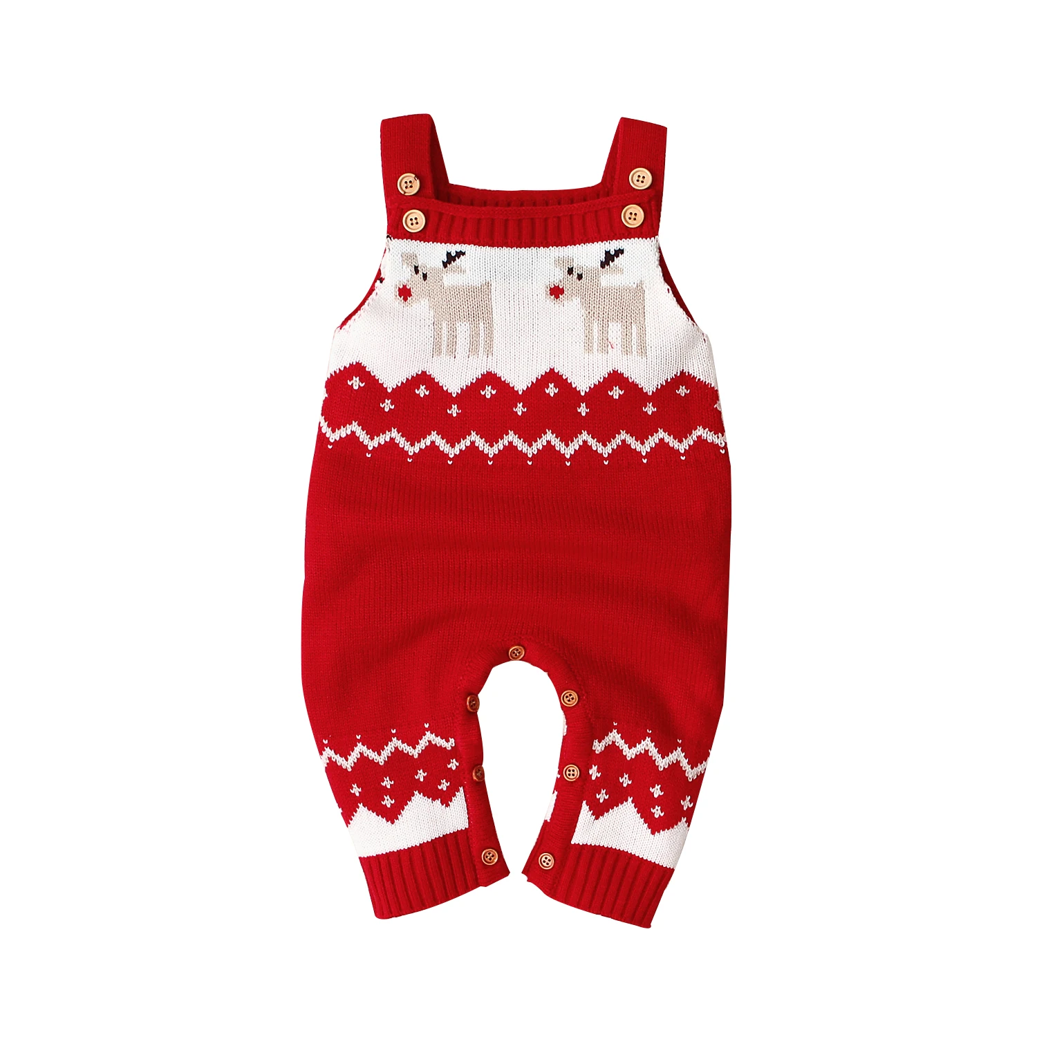
2021 Wholesale Baby Christmas Romper Sleeveless romper knitted baby romper Cute Super Soft 