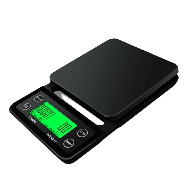 
coffee scale coffee scale with timing function 3kg/0.1g food kitchen 