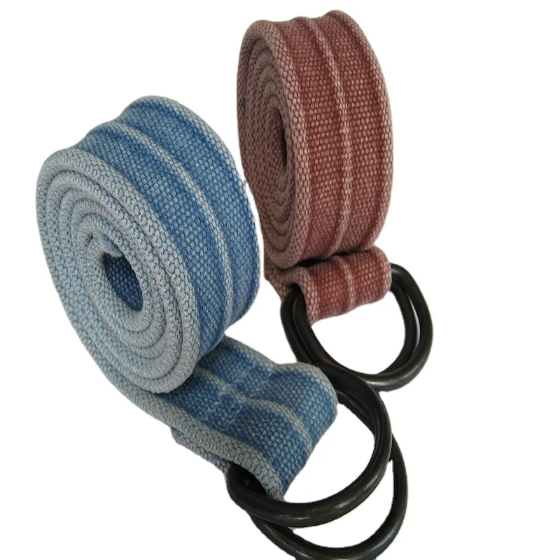 38MM pure cotton environmental protection men and women D-ring belt