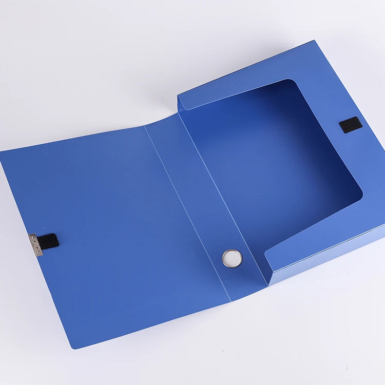 Office Supplies PP Box File Folder Plastic Business Stationery Thickened Adhesive File Box