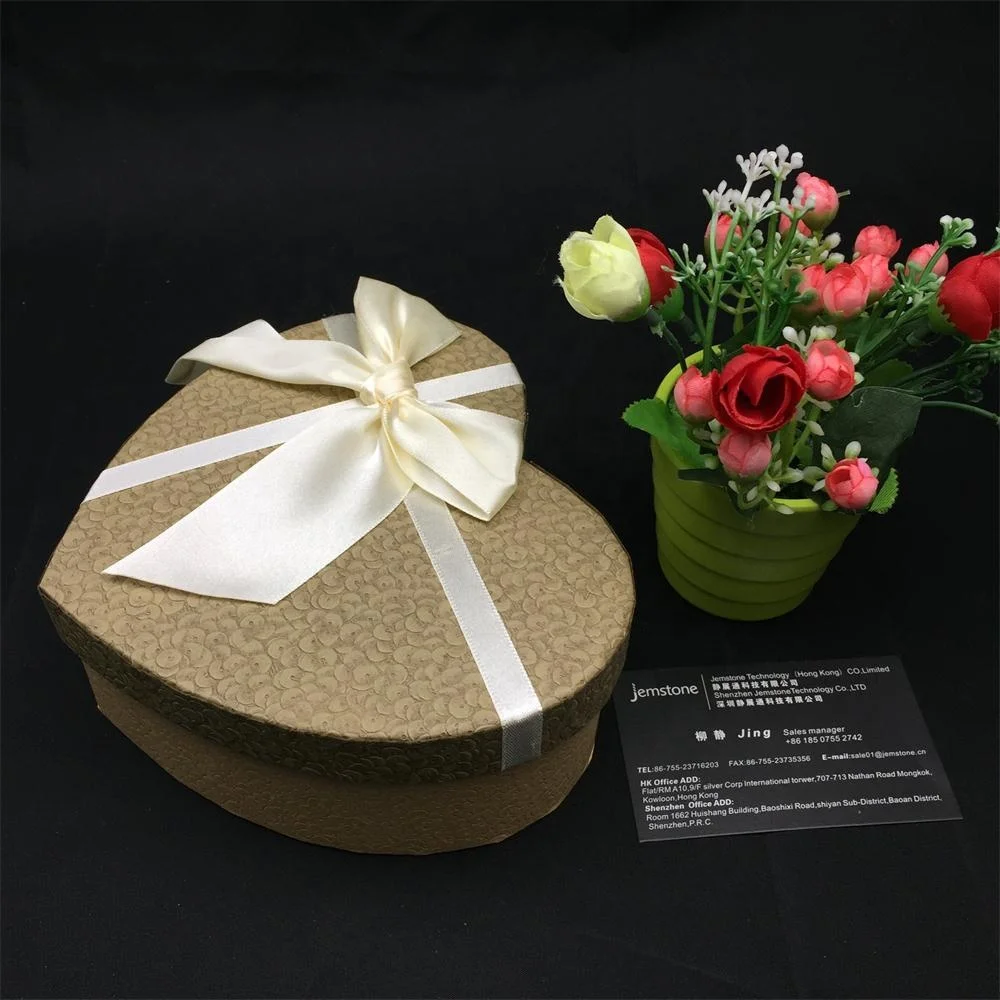 Colorful Offset Printing Heart Shaped Box Paper Carbord Custom Gift Boxes For Wedding Guest