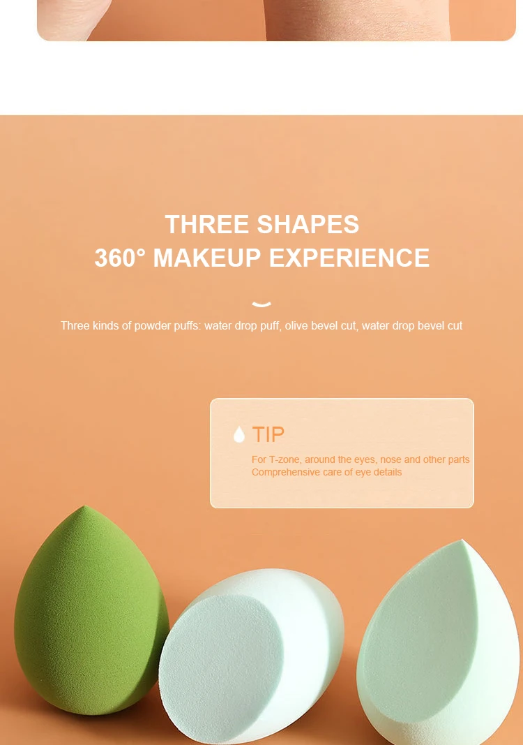 Facial Make up Sponge Egg Makeup Puff ForBeauty Lady
