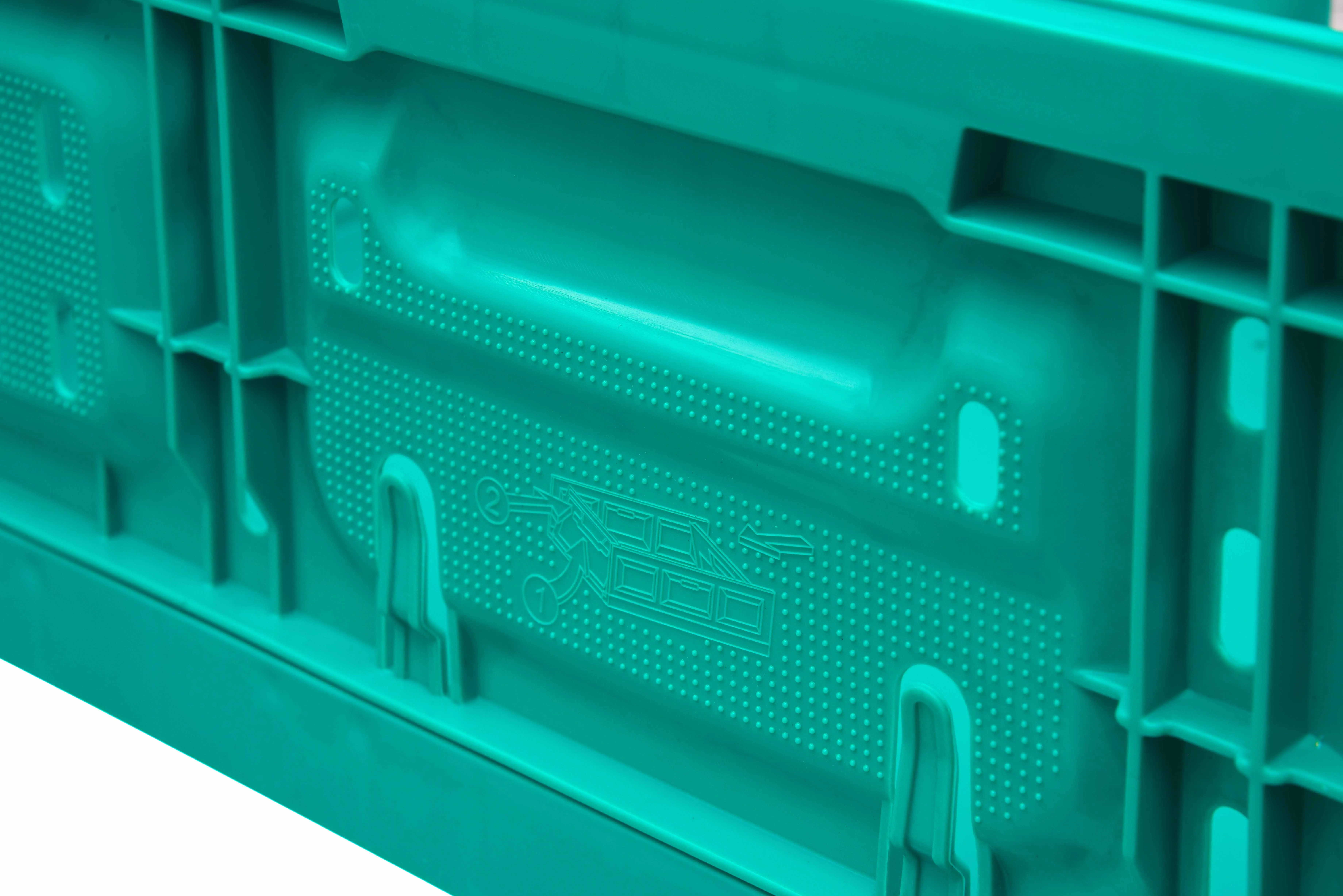 High Quality Cheap Plastic Collapsible Transporting Box Crates Folding Industrial Box