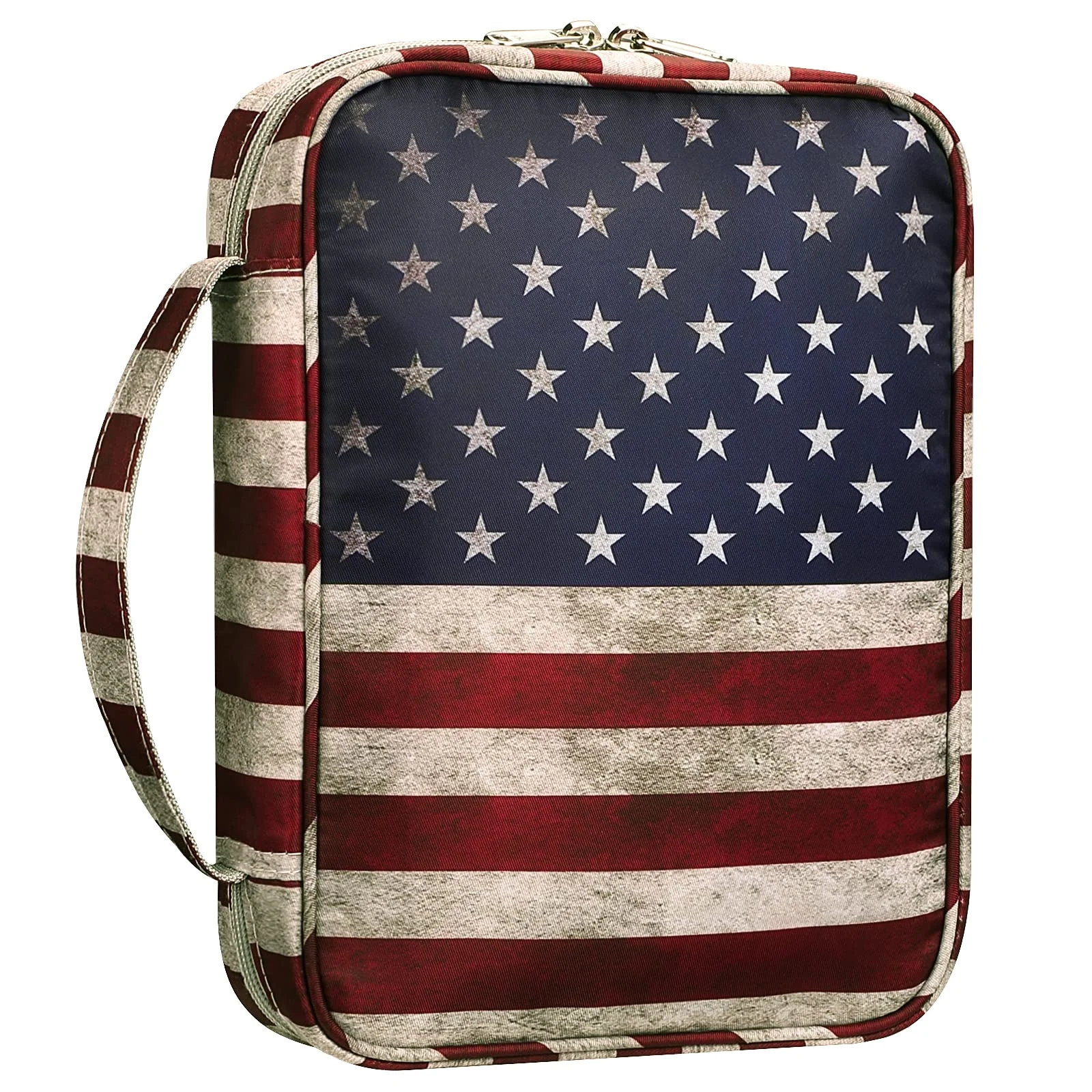 Free Sample Customized Wholesale Large Bible Covers Christian Art Gifts Carrying Book Case Church Bag with Pen Slots and