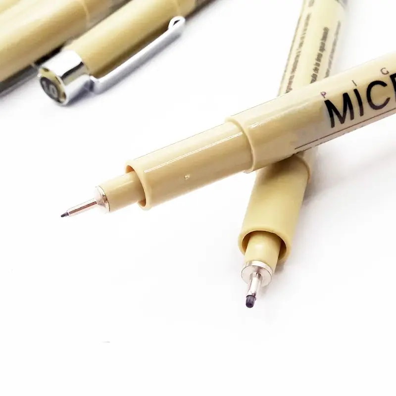 Hot Selling Sakura Black Colour Professional Micro Pen Drawing Needle Pen  Markers For Sketching