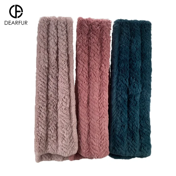 Оптовая продажа 2022, мягкий шарф из натурального меха, женские зимние теплые шарфы для девочек, вязаные меховые шарфы