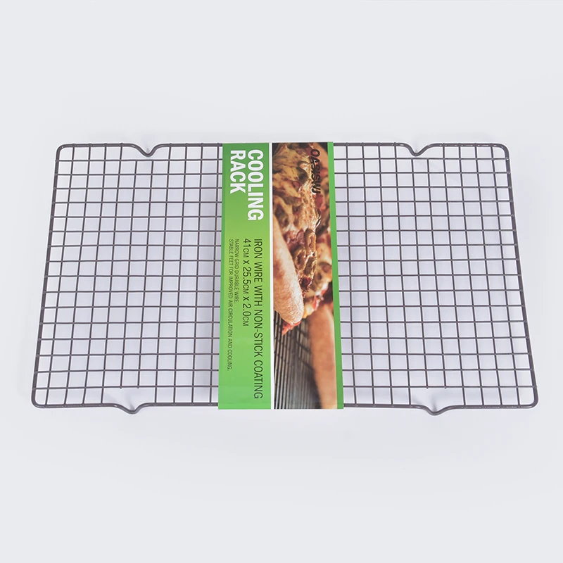 YZ1243 Best Selling Valuable Non- Stick Coating Iron Mesh Wire Rack for Bakery