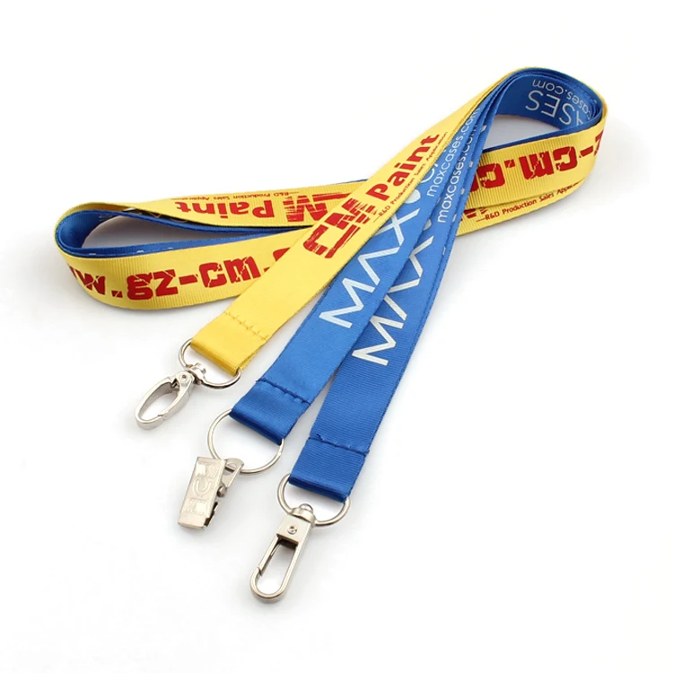 Custom Logo Keychain Lanyard Neck Strap Aviations Gifts Polyester Lanyard Logo Nylon Lanyards Automotive Insurance End Users